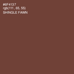 #6F4137 - Shingle Fawn Color Image