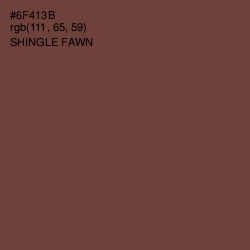 #6F413B - Shingle Fawn Color Image