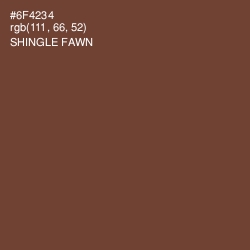 #6F4234 - Shingle Fawn Color Image