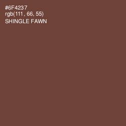 #6F4237 - Shingle Fawn Color Image