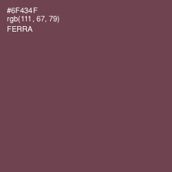 #6F434F - Ferra Color Image