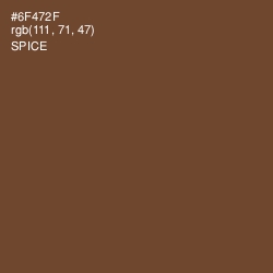 #6F472F - Spice Color Image