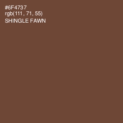 #6F4737 - Shingle Fawn Color Image