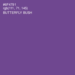 #6F4791 - Butterfly Bush Color Image