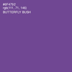 #6F4792 - Butterfly Bush Color Image