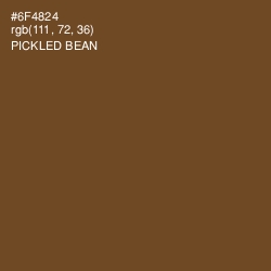 #6F4824 - Pickled Bean Color Image