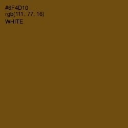 #6F4D10 - Horses Neck Color Image