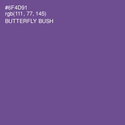 #6F4D91 - Butterfly Bush Color Image