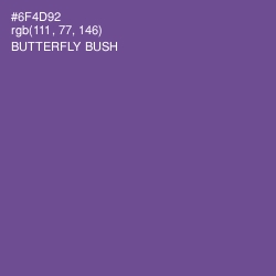 #6F4D92 - Butterfly Bush Color Image