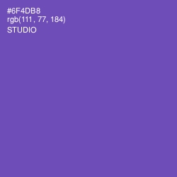 #6F4DB8 - Studio Color Image