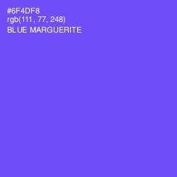 #6F4DF8 - Blue Marguerite Color Image