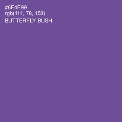 #6F4E99 - Butterfly Bush Color Image