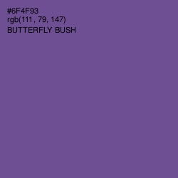 #6F4F93 - Butterfly Bush Color Image