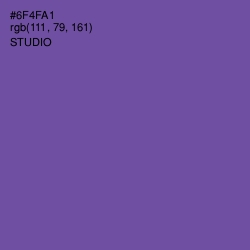 #6F4FA1 - Studio Color Image