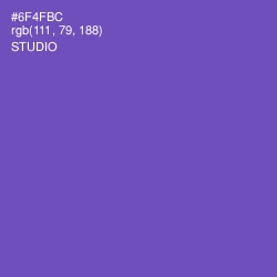 #6F4FBC - Studio Color Image