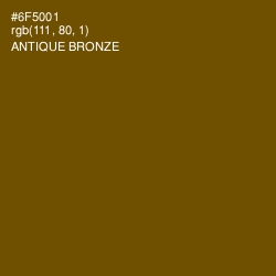 #6F5001 - Antique Bronze Color Image