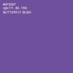 #6F509F - Butterfly Bush Color Image