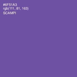 #6F51A3 - Scampi Color Image