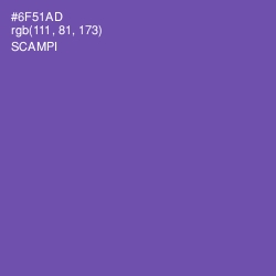 #6F51AD - Scampi Color Image