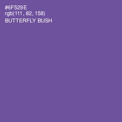 #6F529E - Butterfly Bush Color Image