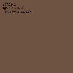 #6F5342 - Tobacco Brown Color Image