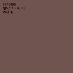 #6F5450 - Dorado Color Image