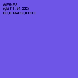 #6F54E8 - Blue Marguerite Color Image