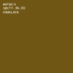 #6F5614 - Himalaya Color Image