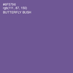 #6F5796 - Butterfly Bush Color Image