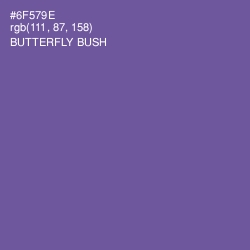 #6F579E - Butterfly Bush Color Image