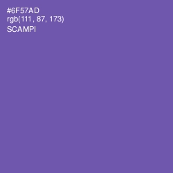 #6F57AD - Scampi Color Image