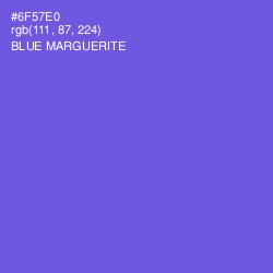 #6F57E0 - Blue Marguerite Color Image