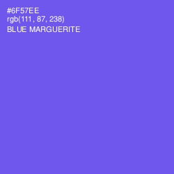 #6F57EE - Blue Marguerite Color Image