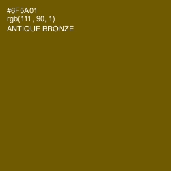 #6F5A01 - Antique Bronze Color Image