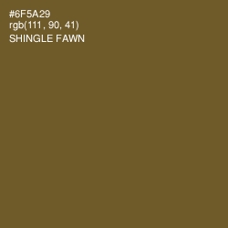 #6F5A29 - Shingle Fawn Color Image