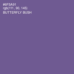 #6F5A91 - Butterfly Bush Color Image