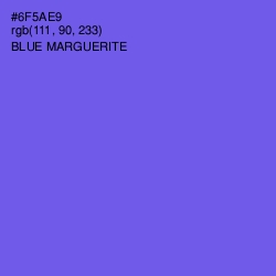 #6F5AE9 - Blue Marguerite Color Image