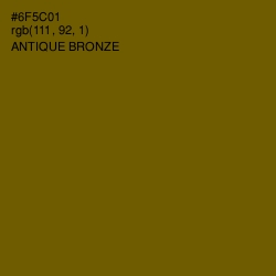 #6F5C01 - Antique Bronze Color Image