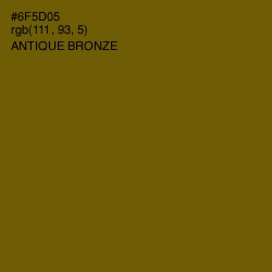 #6F5D05 - Antique Bronze Color Image