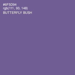 #6F5D94 - Butterfly Bush Color Image