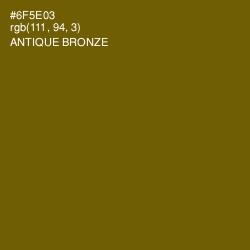 #6F5E03 - Antique Bronze Color Image