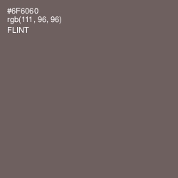 #6F6060 - Flint Color Image