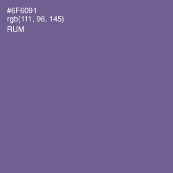 #6F6091 - Rum Color Image