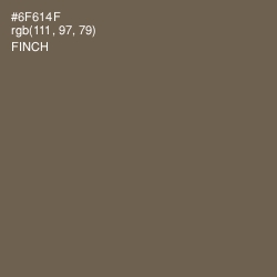 #6F614F - Finch Color Image