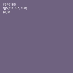 #6F6180 - Rum Color Image