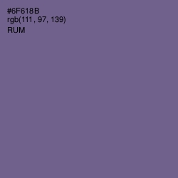 #6F618B - Rum Color Image