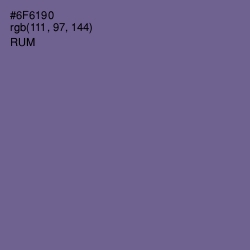 #6F6190 - Rum Color Image