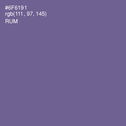 #6F6191 - Rum Color Image