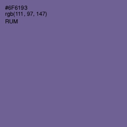 #6F6193 - Rum Color Image