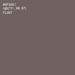 #6F6261 - Flint Color Image